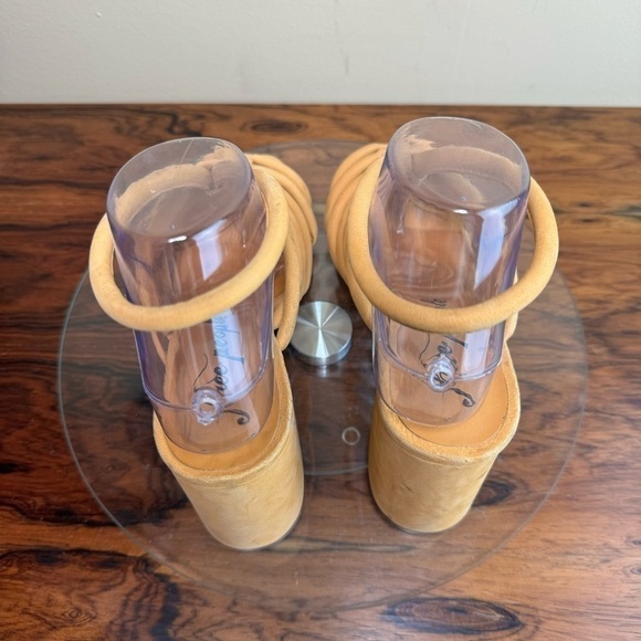 Free People Colette Cinched Heel | Hot Orange - Picture 11 of 16